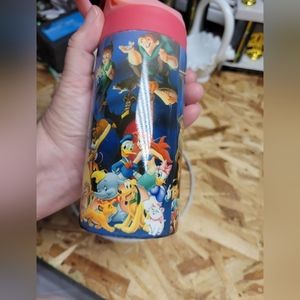 Children's 12‎ ounce insulated water bottle pink with fairytale Characters